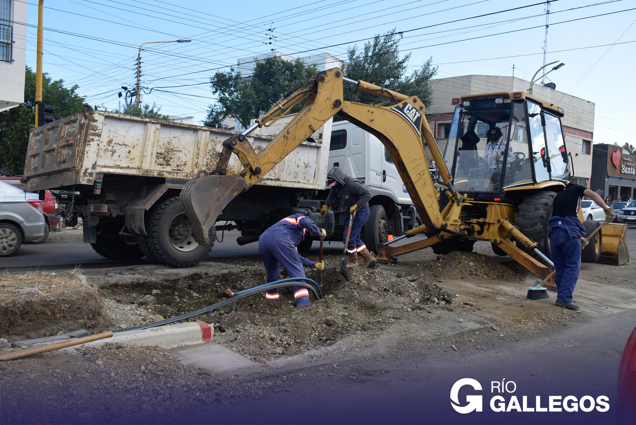 Distintos trabajos de Obras Públicas en la ciudad